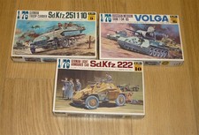 Set of 3 Fujimi 1/76 scale WW2