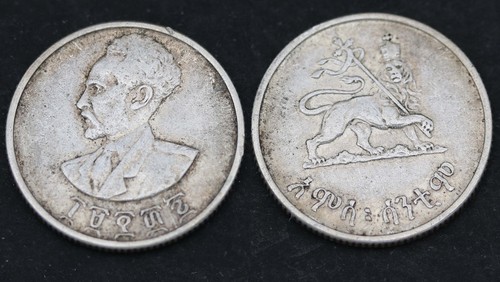 1936 ethiopia senteem coin - ethiopia,