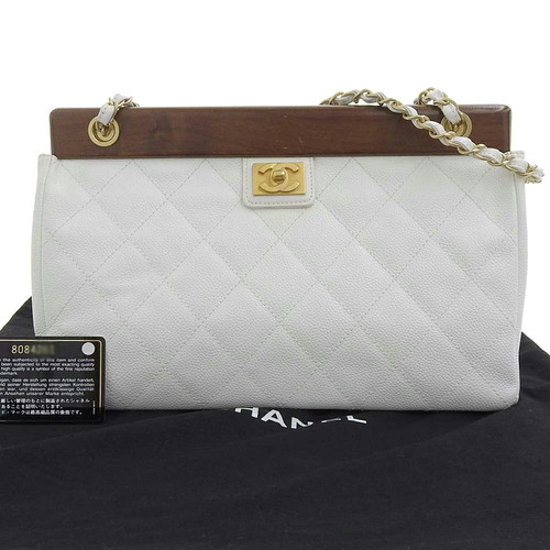 Chanel vintage wood shoulder - chanel,