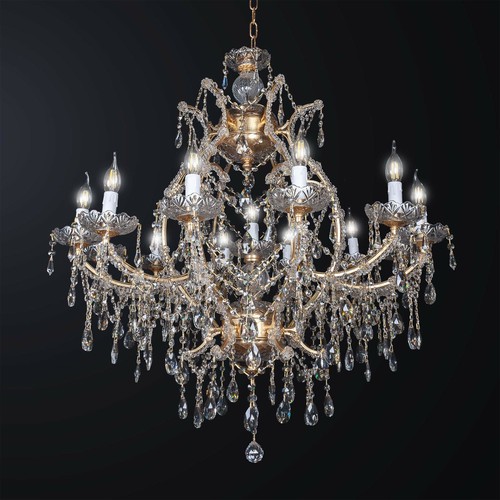 Classic crystal chandelier - crystal,