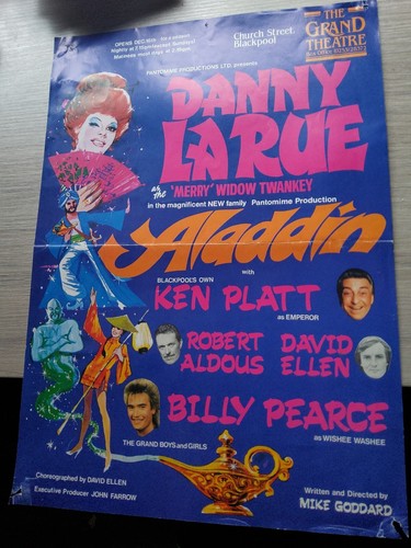 Pantomime theatre poster - theatre,