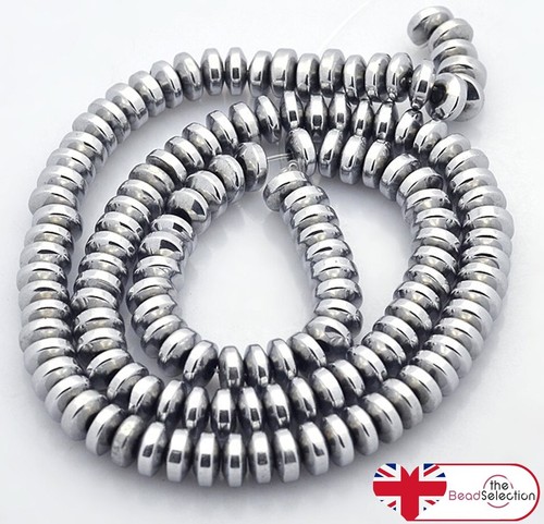 Silver disc rondelle - disc,