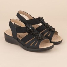 Softlites womens sandals black - softlites,