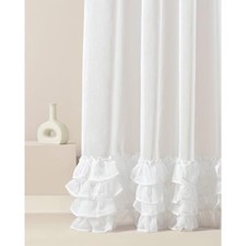 Curtain with eyelets Flavia 400 x 230 cm width x height living room transparent mod...