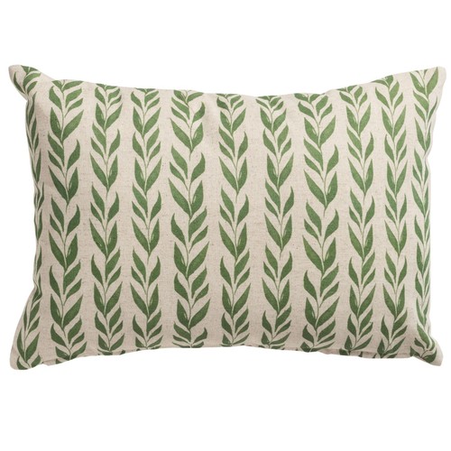 Linden leaf stripe linen - linen, blend
