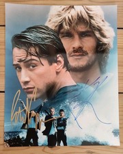 Point Break - Keanu Reeves & Patrick Swayze Signed 10x8 Photo