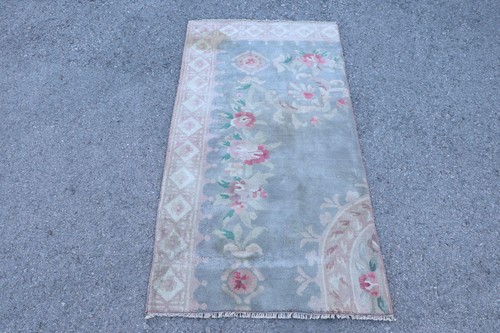 Vintage turkish rug small - small,