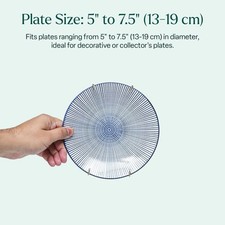 Wire plate hangers - plate, wall