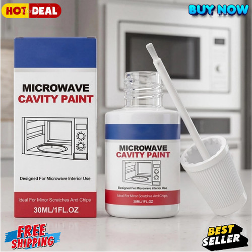Microwave cavity paint inside - cavity,
