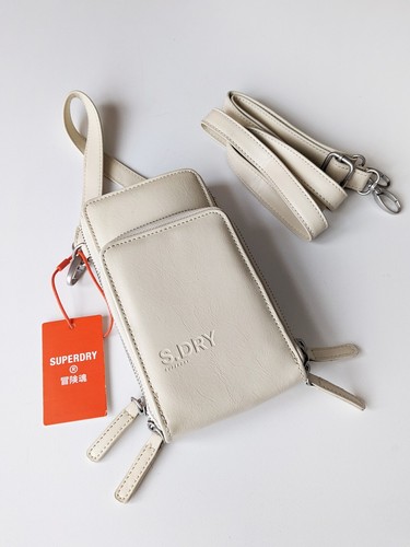Superdry beige rectangular - superdry,