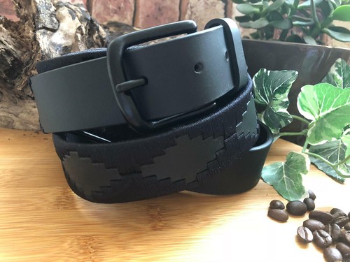 Gaucho leather belt - leather,