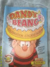 PANINI Dandy Beano Sticker Album 50 Years Celebration Incomplete