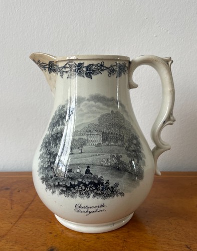 19th century transferware - century, jug