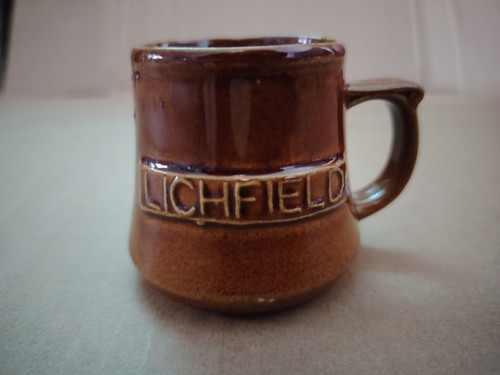 Brown glazed stoneware - glazed,