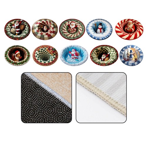 Non slip inch christmas rug - slip,