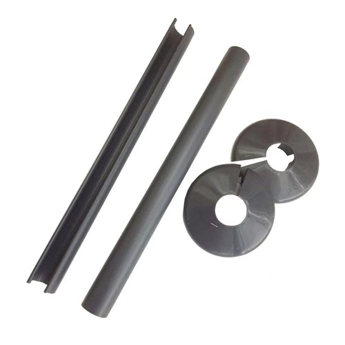 Anthracite radiator pipe - anthracite,
