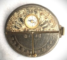 *SCARCE SUNDIAL & COMPASS