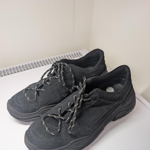 Soho grit black suede - soho, chunky