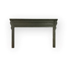 Antique Wood Fireplace Mantel