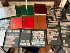 world commonwealth glory box 8 albums + cards mint and used