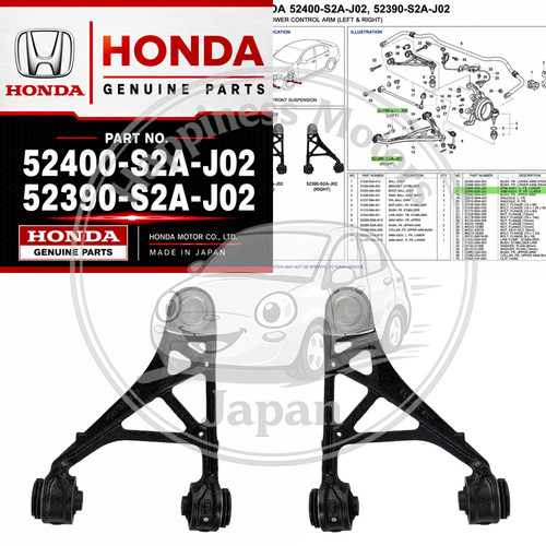 Honda genuine rear upper arm - honda,