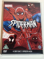 Spider-Man 4 DISTINCT SPIDER-MEN Animated Series RARE LIKE NEW REGION 2 DVD UK