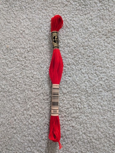 Dmc embroidery thread - code, 666