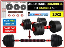 20kg Dumbbells Barbell Set