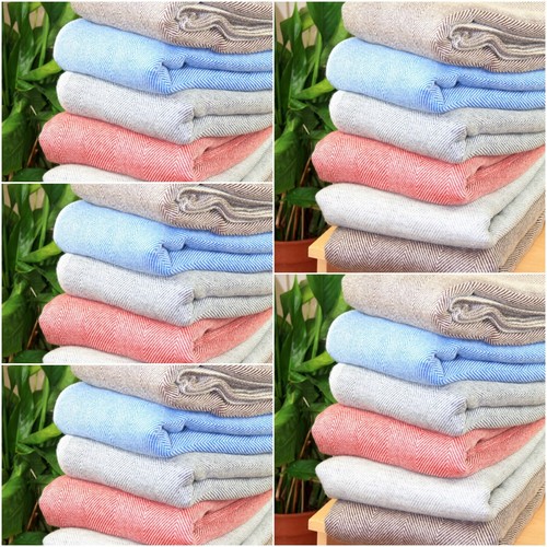Cashmere blanket throws - blanket, wool