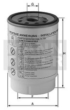 FUEL FILTER MANN-FILTER WK