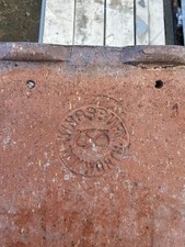 Very Old Handmade Red Resemary Clay  Roof Tiles