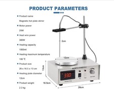 MXBAOHENG Magnetic Stirrer Heating Plate 85 2A Hotplate Hot Plate Mixer 220V