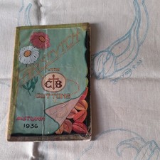 Vintage Fairistytch  Autumn 1936 with unworked stamped printed linen embroidery 