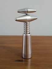 Valezina Butterfly Corkscrew Vintage Metal Double Action Bottle Opener