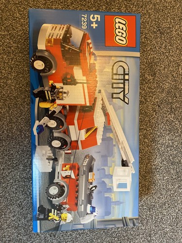 Lego city 7239 fire - lego, engine