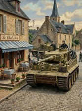 German tiger tanks ww2 resting - german,