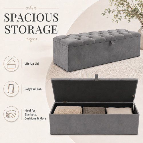 Ottoman storage box - ottoman,