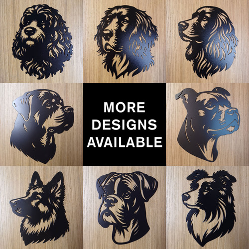 Quality steel dog decor - dog,