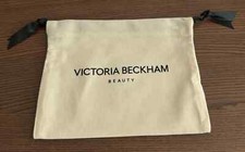 Victoria Beckham Beauty - Small Beige 6"x8" Makeup/Perfume Pouch Bag