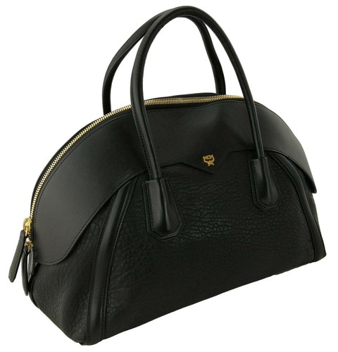 Mcm black bag top handle - bag,