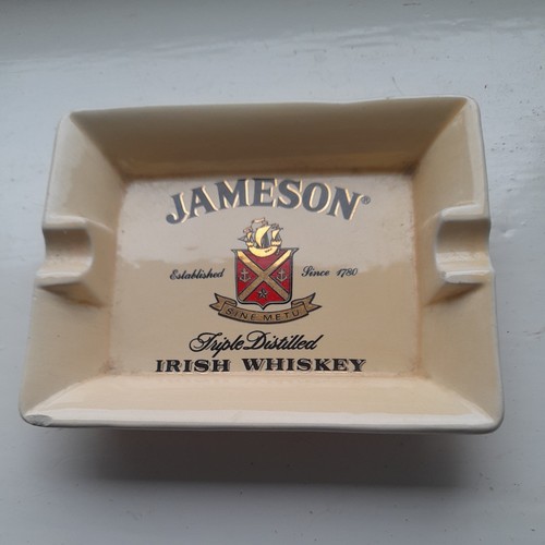 Jameson ceramic ashtray irish - ashtray,