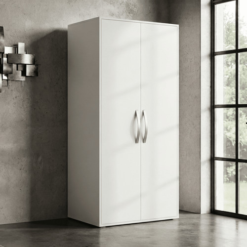 Door wardrobe with hanging - wardrobe,