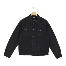 CP Company Jacket Mens Size M Black Slim Fit Tinto Terra Collared