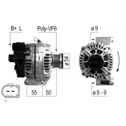 Alternator for fiat - fiat, evo