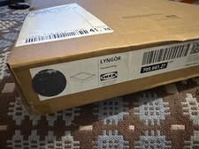 Ikea Lyngor grey superking bed