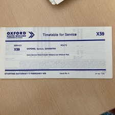 Oxford. South. Midland.   Bus