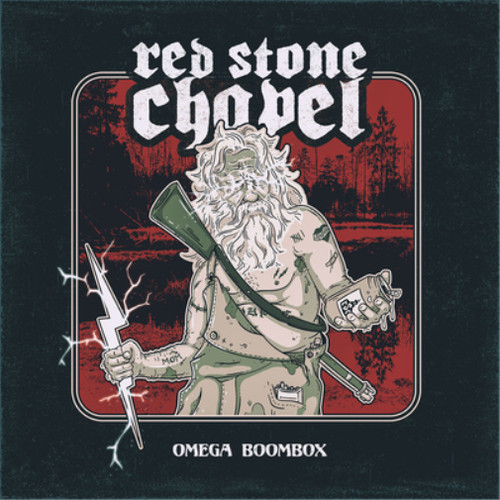 Red stone chapel omega boombox - red,