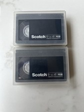 SCOTCH VHS-C EG+ EC-45 COMPACT VIDEO CASSETTE NEW IN SEALED CASE X2