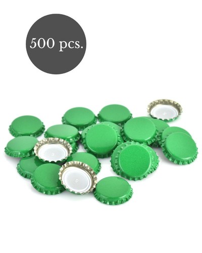 500 green crown cap - cap, 26mm