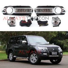 LED Daytime Running Light Fog Lamp Kit Accessories For Mitsubishi Shogun 15-20 